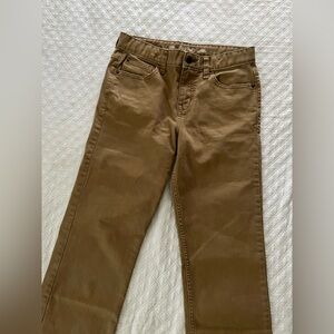 Boys Teen Cat & Jack Straight Leg Camel/Brown Jeans size 14 Excellent condition